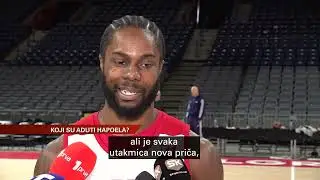 Šemi Odželej pred meč Crvena Zvezda - Hapoel I SPORT KLUB Košarka