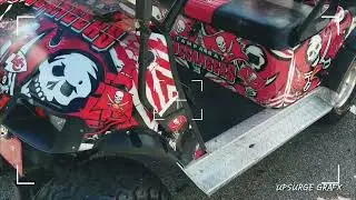 BUCCANEERS GOLF CART WRAP