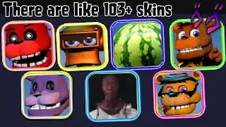 i don't play FNAF World so i overanalyzed every single FNAF World Refreshed skin