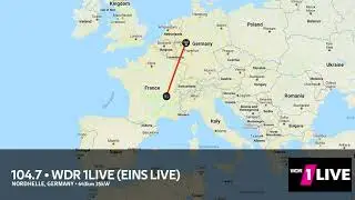 [FM-DX] WDR 1LIVE (Germany) via Tropo near Lyon, France (~650km) &bull; 15/09/2019