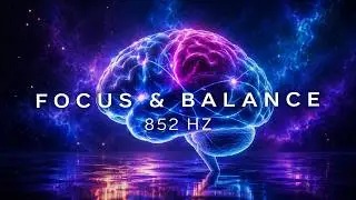 Parietal Lobes Healing with 852 Hz Frequency and G Major Chords | Melodic Precision Brain Healing