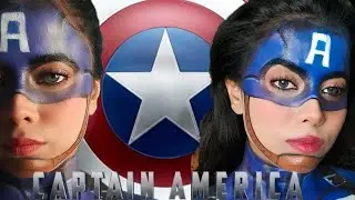 captain America makeup|| Avengers || creative makeup