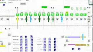 ADAL 101047 ECoating & Powder coating automotive parts hoists 2D plant simulation