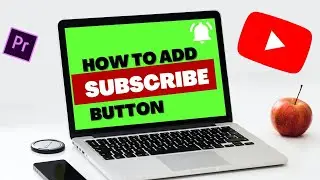 HOW TO ADD SUBSCRIBE BUTTON EASILY IN PREMIERE PRO (1 MINUTE !!!)