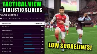 EA FC 25 Tactical View Realistic Sliders!
