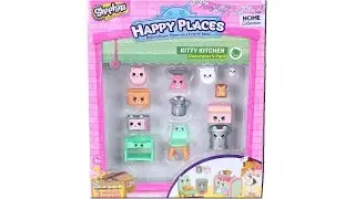 Shopkins Happy Places Kitty Kitchen Decorator Pack Unboxing Review