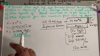 Diesel Tank capacity in Litres and Gallons, Subscribe to my channel, press 🔔, 👍 and Share it