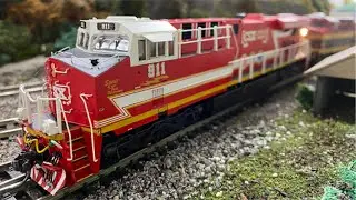 Model Train Running Session 10-30-2025 in 4k