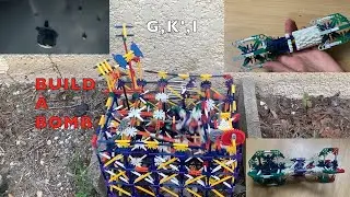 BUILD A BOMB GREAT KNEX INVENTIONS can dropped on targets from great heights