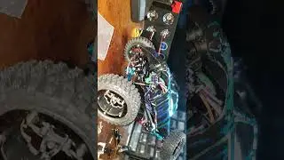#Scx24 build #Mantis links 82mm modified and installed #LGRP body #Gouprc 2400kv 30 amp esc #LCG 🦀💯🦾