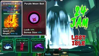AFK 24 JAM FISH IT | segampang itu kah secret lost isle?? 