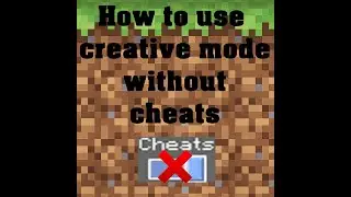 How to use creative mode without cheats 1.16.1 *Patched*