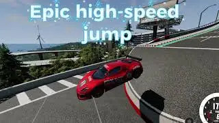 Epic High-Speed Jump Dummy [ BeamNG Drive ]