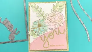 Let&rsquo;s make a card 💕 Featuring Simon says Stamp&rsquo;s More Spring Flowers