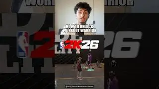HOW TO UNLOCK WORKOUT WARRIOR in NBA 2K26🔥👀 #gaming #pakmxnn #nba2k26 #2k26 #ronnie2k