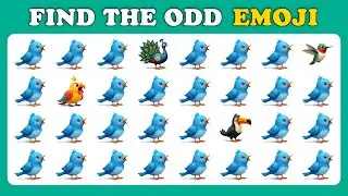 Find the ODD One Out - Nature And Birds Emoji Quiz | Easy to Hard | Squizzer