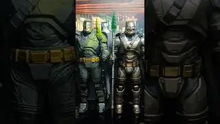Mcfarlane Toys Fondjoy Comparison Batman Armor Suit Batman vs Superman Dawn of Justice
