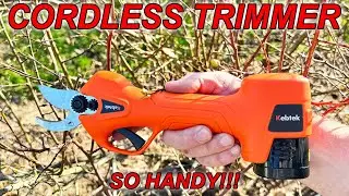 Kebtek Cordless Portable Electric Pruner Unboxing Review