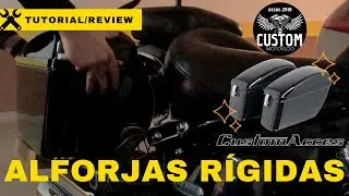 C&oacute;mo instalar alforjas/maletas r&iacute;gidas en una MOTO CUSTOM: &iexcl;Tutorial para hacer en casa!