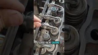 loose valve #noise #engine #mechaniclife #repair
