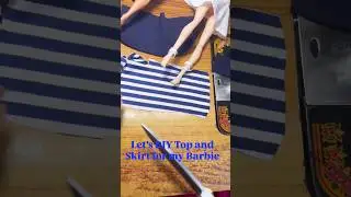 DIY Dress for Barbie #diy #dress #barbie #shorts