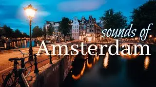 10 Hours of Amsterdam City Sounds | Trams, Markets, Bells & Street Ambience