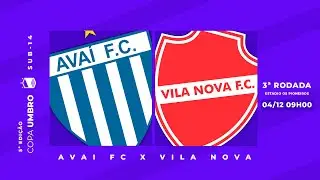 Ava&iacute;  Fc x Vila Nova  - Copa Umbro - 2025 -3&ordf; rodada