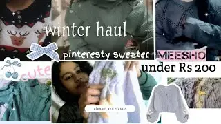 Winter Haul | Pinteresty Sweater | #winterhaul  #sweater #meeshohaul 