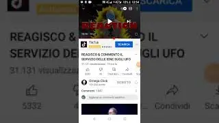 Perfavore andatevi a vedere il video reaction di Omega Click sulla punta delle iene sul fenomeno UFO