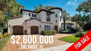 Million Dollar Luxury Lake Front Orlando Home for Sale | Home Tour 2022