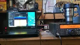 Finally successful I.F. tap panadapter ts570sg and rtl-sdr  rtl2832u r820t2