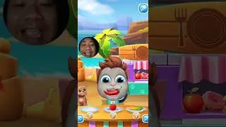 Virtual pet Bob meal time fun #virtualpetbob #shorts #mytalkingbobcat
