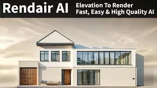 AI Rendair Rendering - Elevation To Render In 1 Minute!