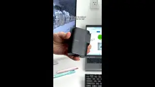 The BoostCharge Hybrid Wall Charger is a wall charger + power bank in one sleek package.
