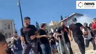 Israeli forces clash with Palestinian demonstrators in Jerusalem