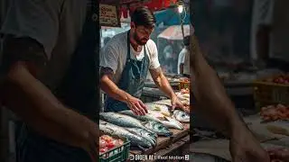 LIONEL MESSI SELLING FISH 🤯🐟#messi #fishselling#youtubeshorts