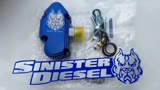 Sinister Diesel Blue spring upgrade kit install and no more leaking fuel.