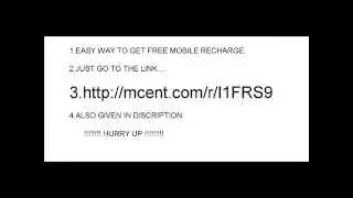 latest free recharge  trick