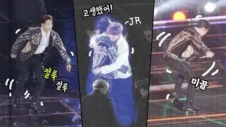 다리 부상에도 무대 열일한 잭슨 JACKSON leg injury?, finished the stage well : 갓7 GOT7 : 편집직캠 Edited Fancam