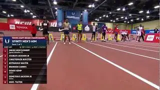 USATF indoor 60 meter dash Semifinal h2