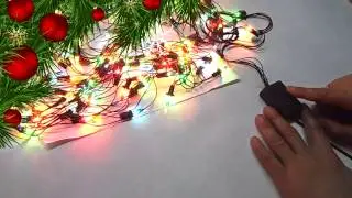 Простая доработка новогодней гирлянды. #гирлянда #garland