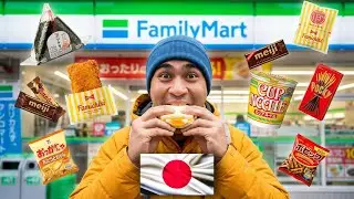 Eating ONLY Family Mart Food in Japan🇯🇵(UNBELIEVABLE!)