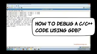 How to Debug a C Program | gdb | Programming in C