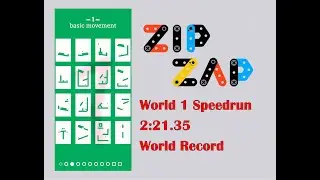 Zip Zap World 1 Speedrun in 2:21.35 [World Record]