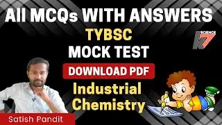TYBSC Industrial Chemistry MCQ Questions with Answers PDF Download For Free | Mock Test BSc 3rd Year