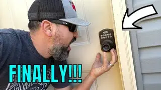 I FINALLY installed a TEEHO Keyless Lock on My Workshop Door!
