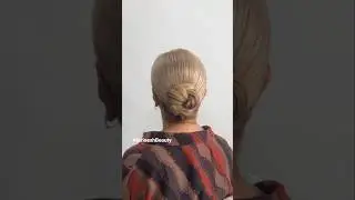 Tie, Twist & Go! 😍 The Easiest Classy Knot Hairstyle Ever!