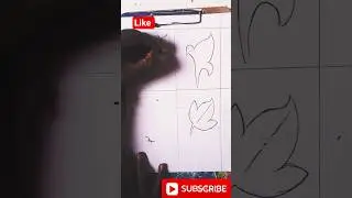 LEAVES Drawing Inspiration For Beginners Everyday #shorts #ytshorts #viralshorts