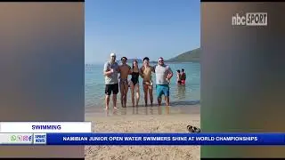 Namibian junior open water swimmers shine at world championships