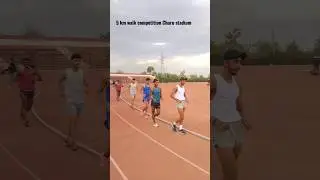 5 km walk competition Churu stadium #walking #walk #1600meter